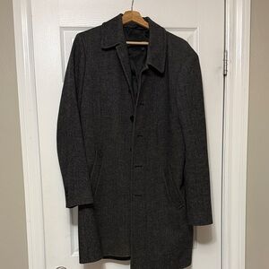 Express Dark Gray Trench Coat